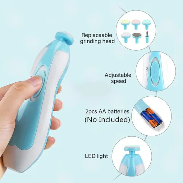 ELECTRIC BABY NAIL TRIMMER - Prefse thonjsh per bebe - Image 5