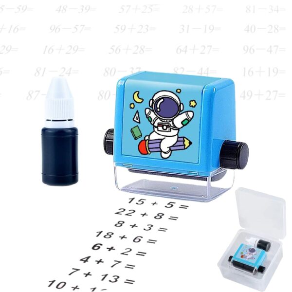 VULE USHTRIMESH MATEMATIKORE - Math Roller Stamp for Addition Subtraction Multiplication Division