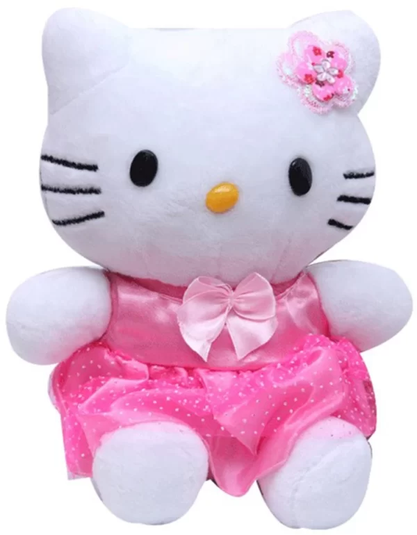 TrendyBrand Cute Fluffy Hugable Hello Kitty Stuffed Soft Toy Best Gift Item For All